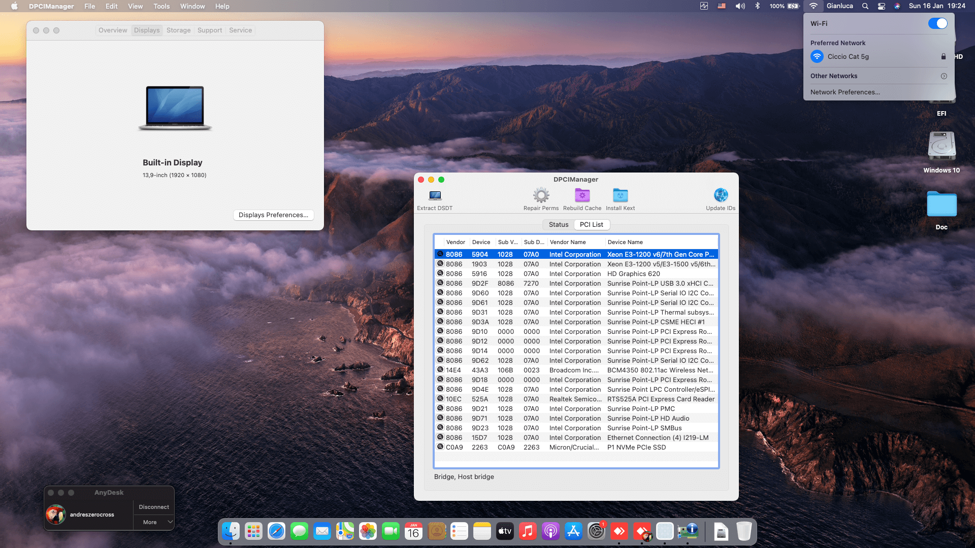 Dell Latitude E7480 3rd [KabyLake   Intel HD 620 + I2C]   OpenCore 2